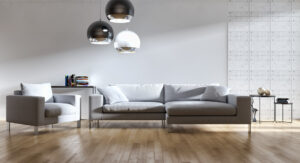 Carrelage imitant le bois pour le salon