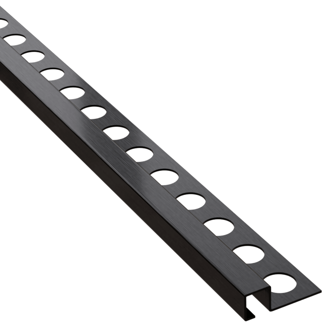 Profilé angulaire Q noir mat acier inoxydable