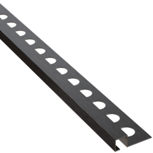 Profilé angulaire rectifié Q noir mat acier inoxydable