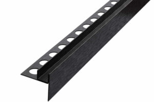 Profilé incliné - pour vitre noir mat