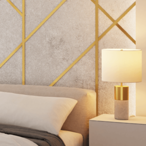 Profilé plat doré mat décoratif aperçu